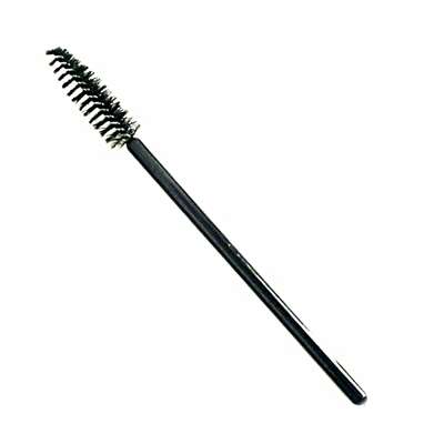 Szczoteczka spiralka do rozczesywania rzęs czarna