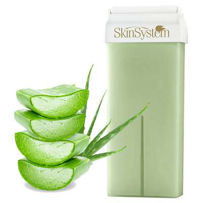 SKIN SYSTEM Wosk do depilacji w rolce aloesowy 100ml