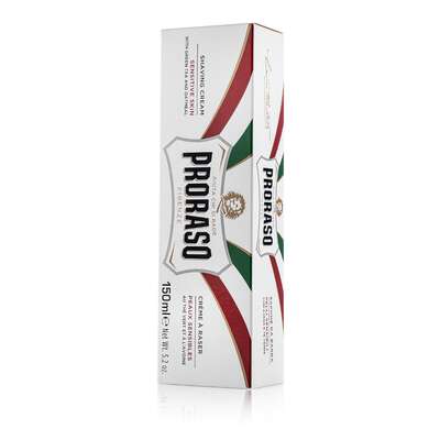 PRORASO Krem do golenia do skóry wrażliwej, linia biała, 150ml