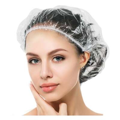 Czepek kosmetyczny foliowy z gumką 1 sztuka