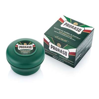 PRORASO Mydło do golenia do skóry normalnej, linia zielona, 150ml