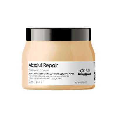 L'oreal Professionnel Serie Expert Absolut Repair Gold Quinoa + Protein, maska intensywnie regenerująca, 500ml