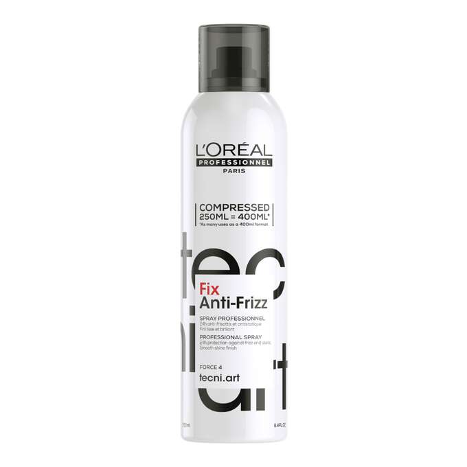 Loreal Professionnel Tecni.Art Fix Anti-Frizz Spray mocno utrwalający, chroniący włosy przed puszeniem się, 250ml