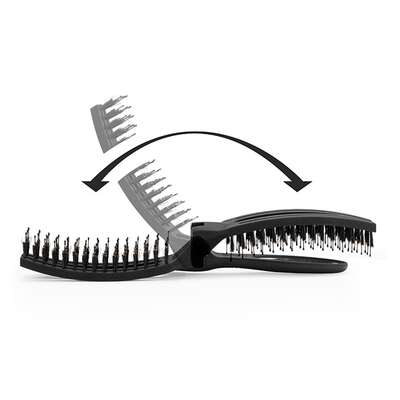 Olivia Garden Finge Brush On The Go  szczotka do włosów, składana z lusterkiem