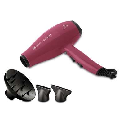 GA.MA Suszarka do włosów z jonizacją COMFORT 5D Therapy Infrared, z dyfuzorem