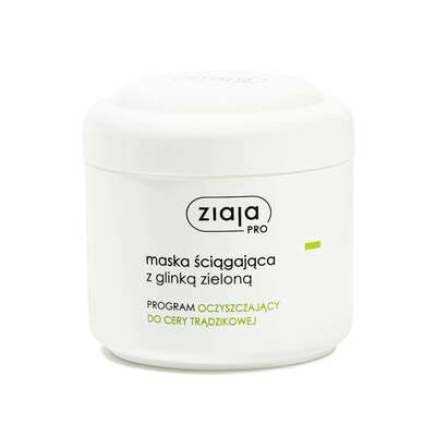 Ziaja Pro ściągająca maska z glinką zieloną, 250 ml