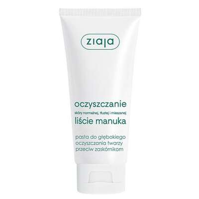Ziaja, Liście Manuka, pasta do głębokiego oczyszczania twarzy przeciw zaskórnikom 75 ml