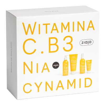 Ziaja Witamina C.B3 Niacynamid Zestaw kosmetyków do twarzy i ciała