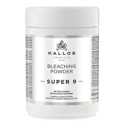 Kallos Super 9 Bleaching Powder Rozjaśniacz do włosów do 9 tonów, 500g