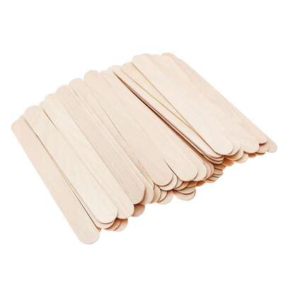 Szpatułki laryngologiczne drewniane niejałowe 100 sztuk SZEROKIE