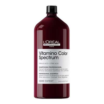 L'Oreal Professionnel Vitamino Color Spectrum Szampon do włosów farbowanych, wydłużający trwałość koloru, 1500ml