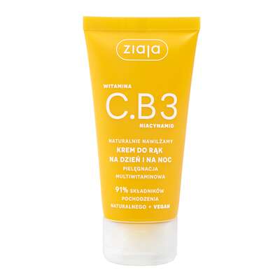 Ziaja Witamina C.B3 Niacynamid Krem do rąk na dzień i na noc, 50ml