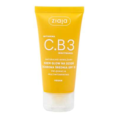 Ziaja Witamina C.B3 Niacynamid Krem do twarzy Glow na dzień SPF15, 50ml