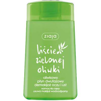 Ziaja Liście Zielonej Oliwki oliwkowy płyn dwufazowy demakijaż oczu i ust, 120ml
