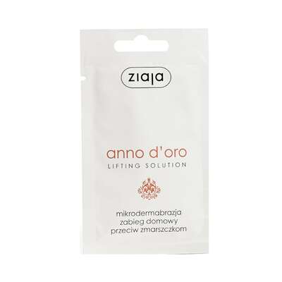 Ziaja Anno D'oro mikrodermabrazja zabieg domowy przeciw zmarszczkom, saszetka 7ml