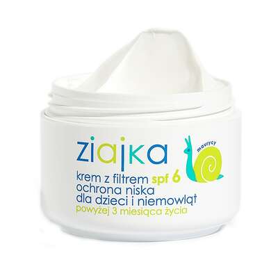 ZIAJKA Krem ochronny z filtrem dla niemowląt i dzieci SPF6 50ml