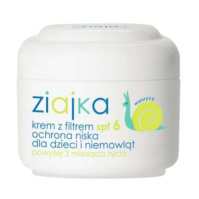 ZIAJKA Krem ochronny z filtrem dla niemowląt i dzieci SPF6 50ml