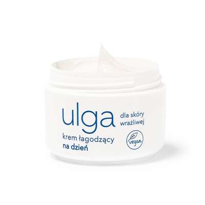 Ziaja Ulga dla skóry wrażliwej, krem do twarzy łagodzący na dzień redukujący podrażnienia, SPF 20, 50ml