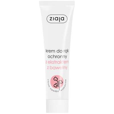 Ziaja krem do rąk ochronny z ekstraktem z bawełny, 100ml